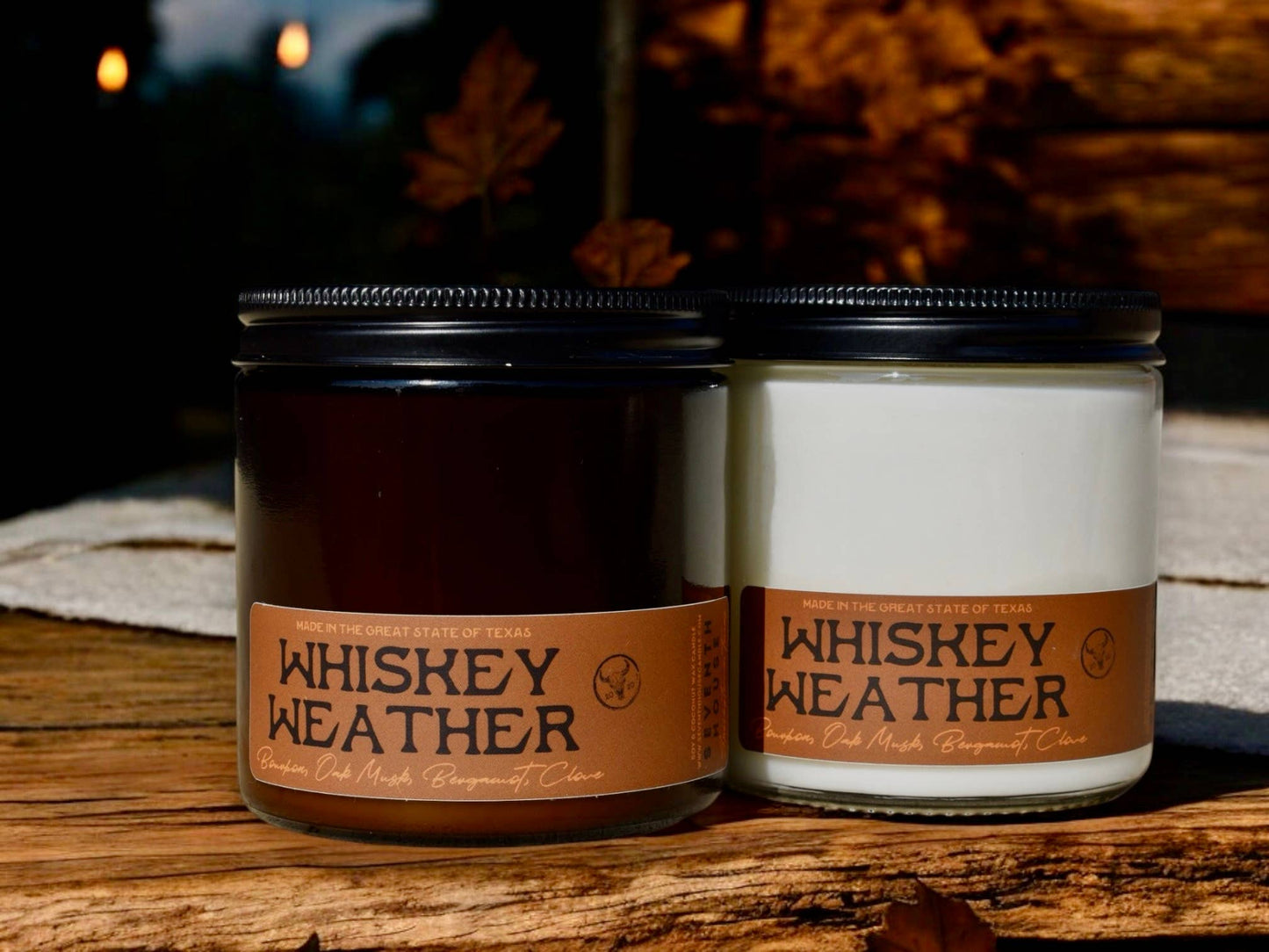WHISKEY WEATHER - Bourbon & Oak Musk Candle