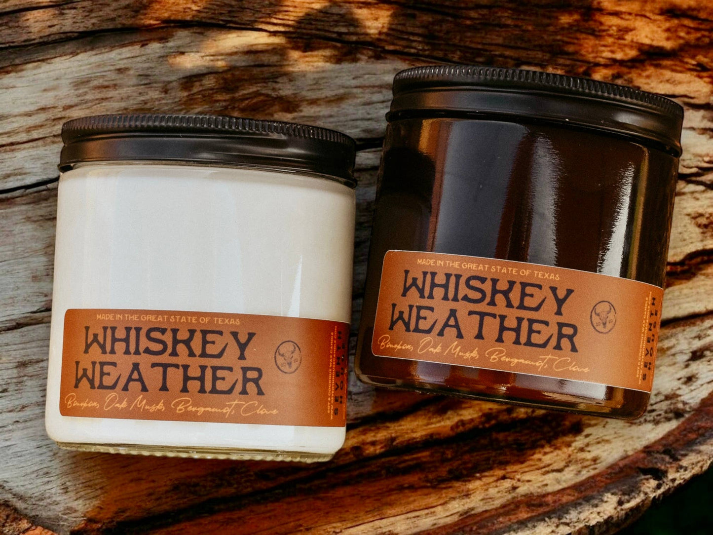 WHISKEY WEATHER - Bourbon & Oak Musk Candle
