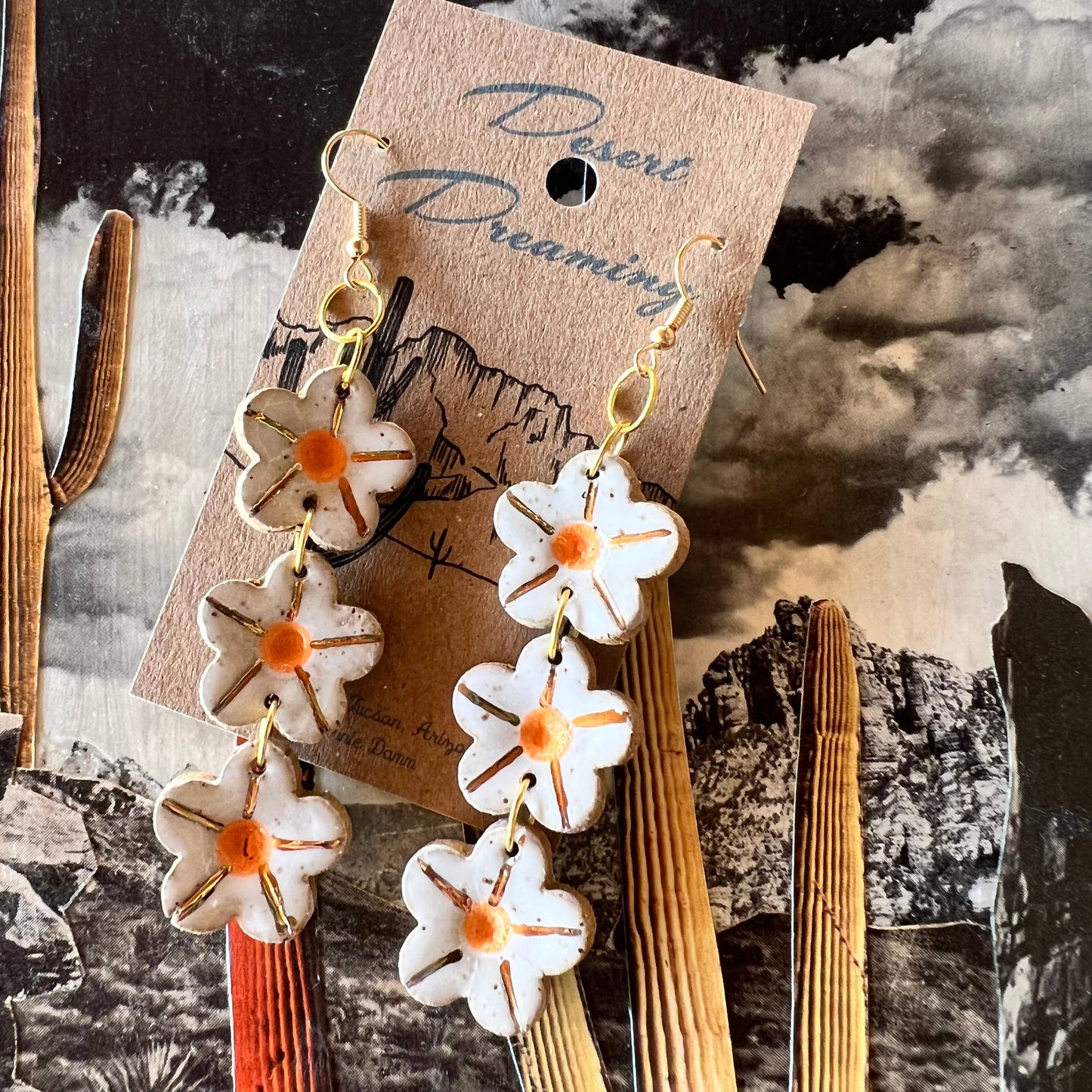 Desert Dreaming Ceramic Earrings