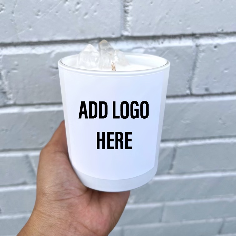 Private Label Crystal Candle Custom Crystal Infused Candle