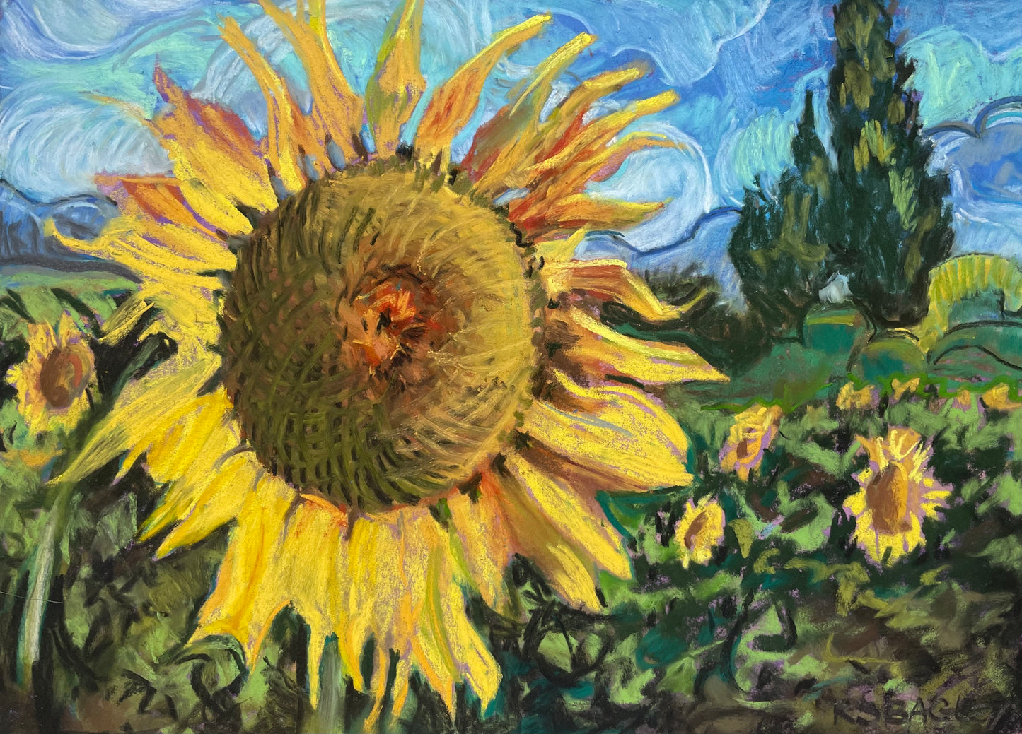 Paint Like Van Gogh: Sunflowers with Ramona Bagley