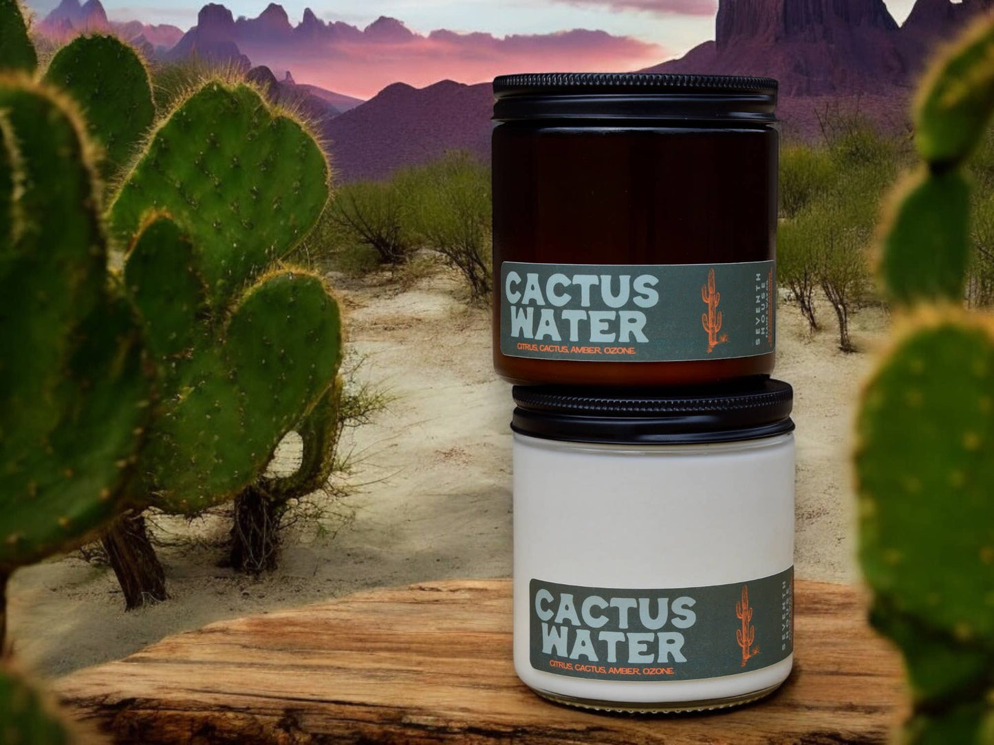 CACTUS WATER - Citrus, Cactus, Amber, Ozone Candle