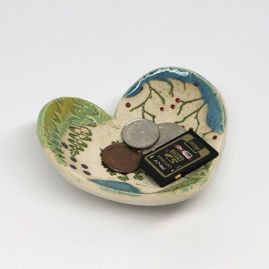 Handmade Heart-Shaped Trinket Dish