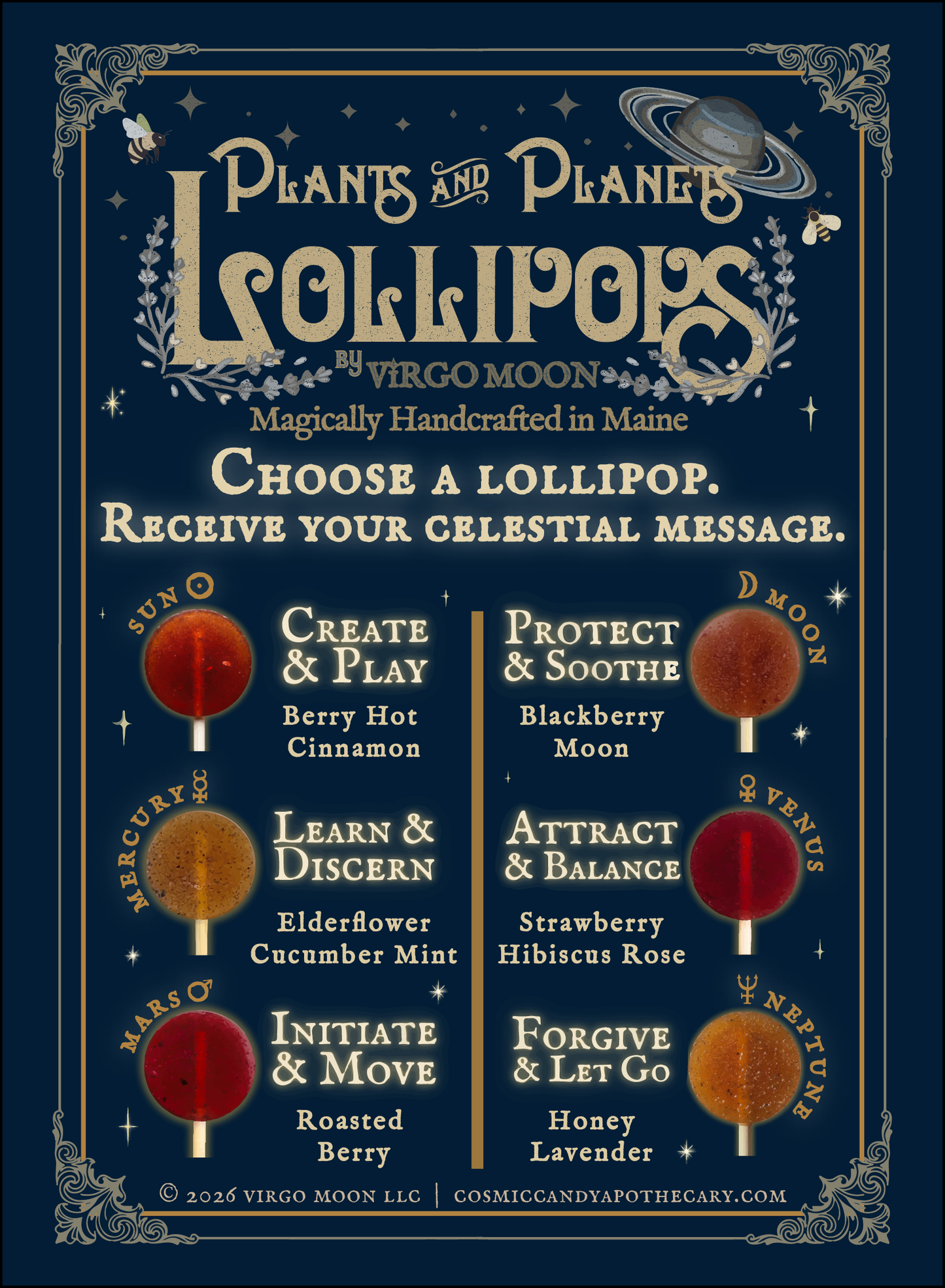 Plants & Planets Lollipops - Summer Collection Assortment
