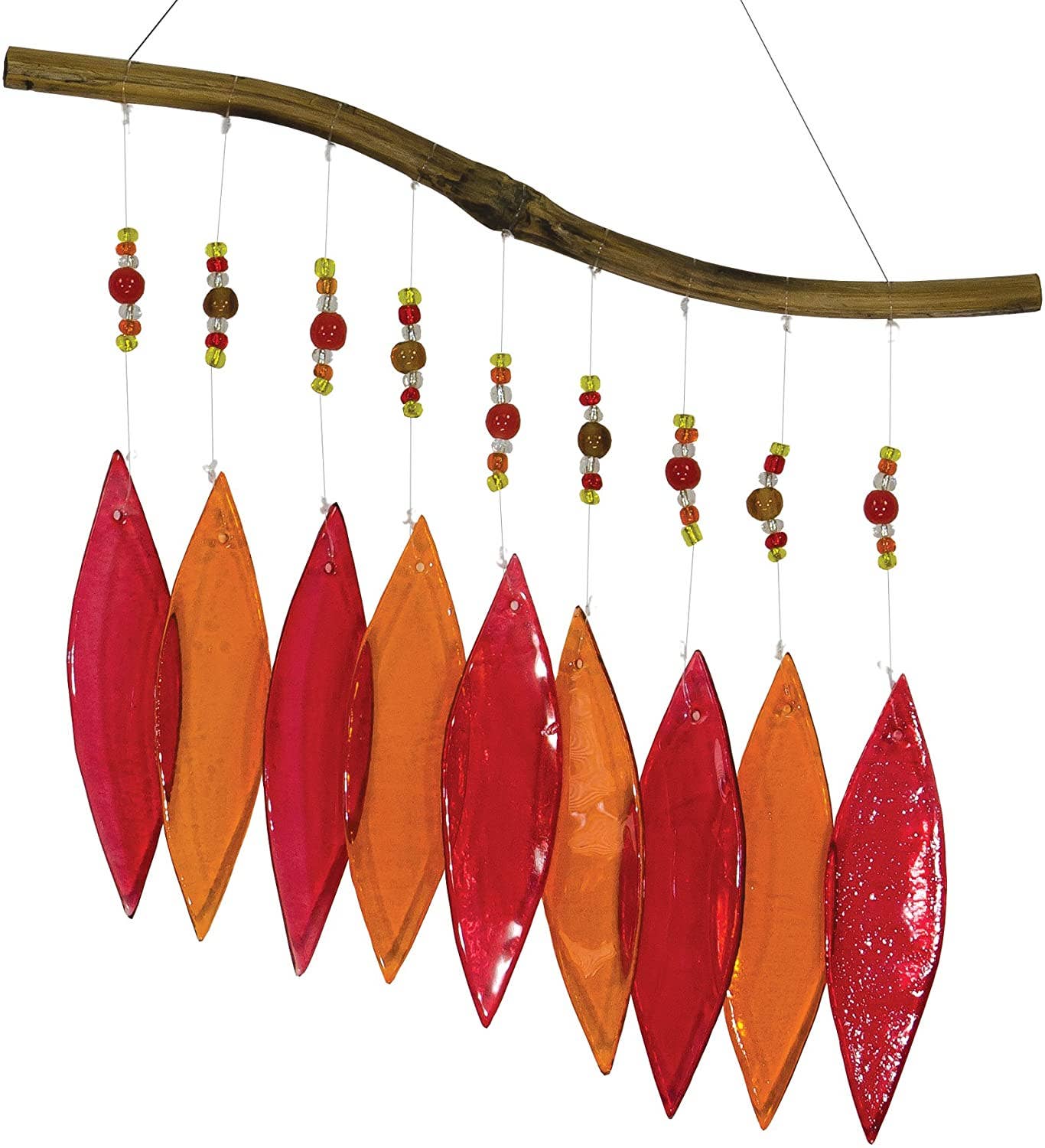 Hot Glass and Bead Wind Chime