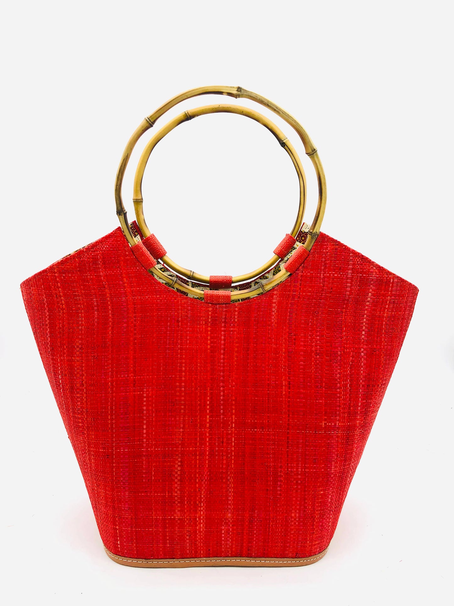 Carmen Straw Bag- Solid & Stripes