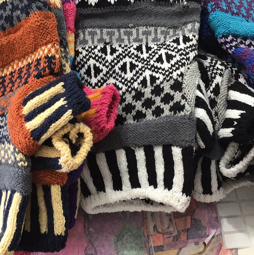 Fingerless mitts
