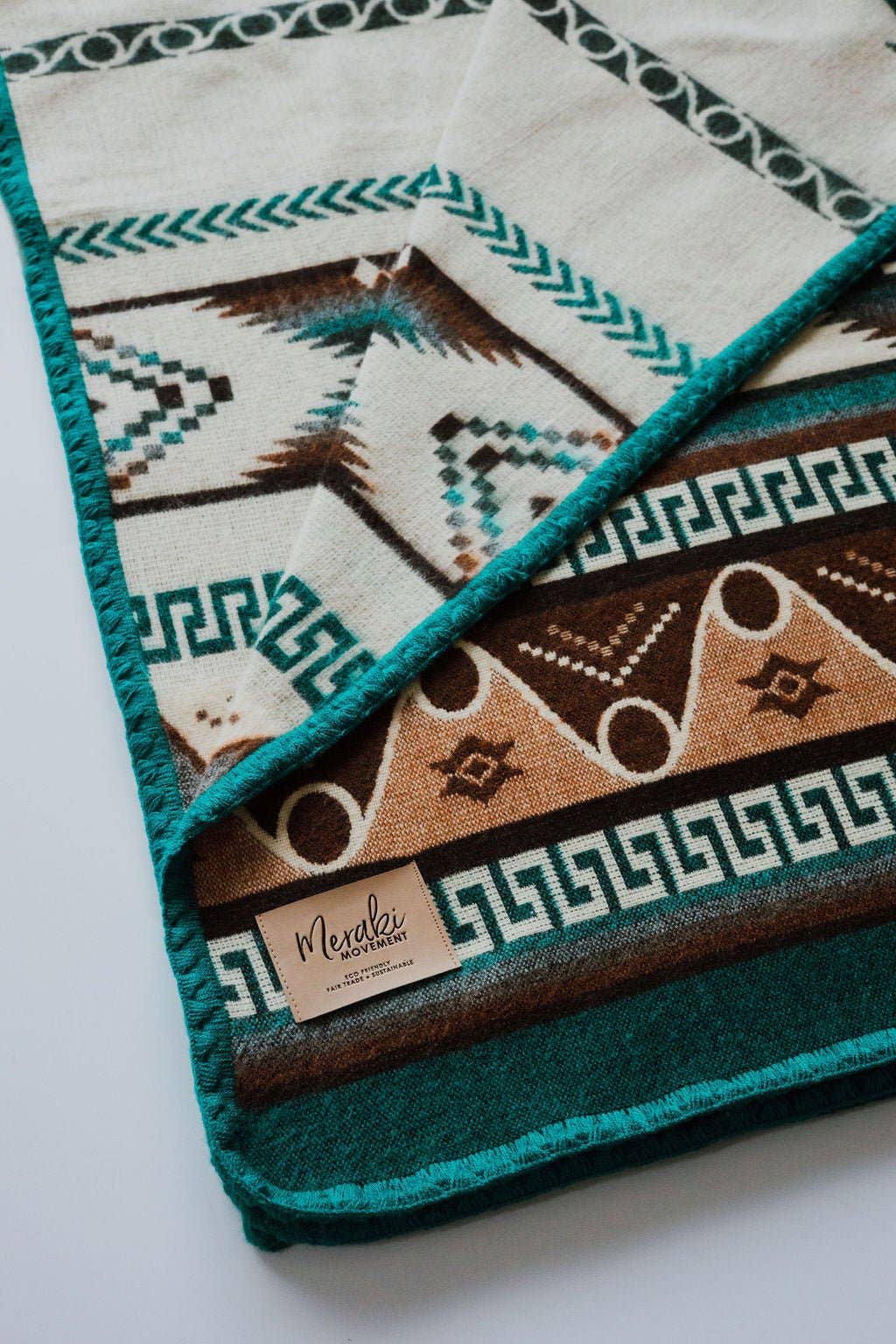 Circles Aztek Alpaca Throw Blanket