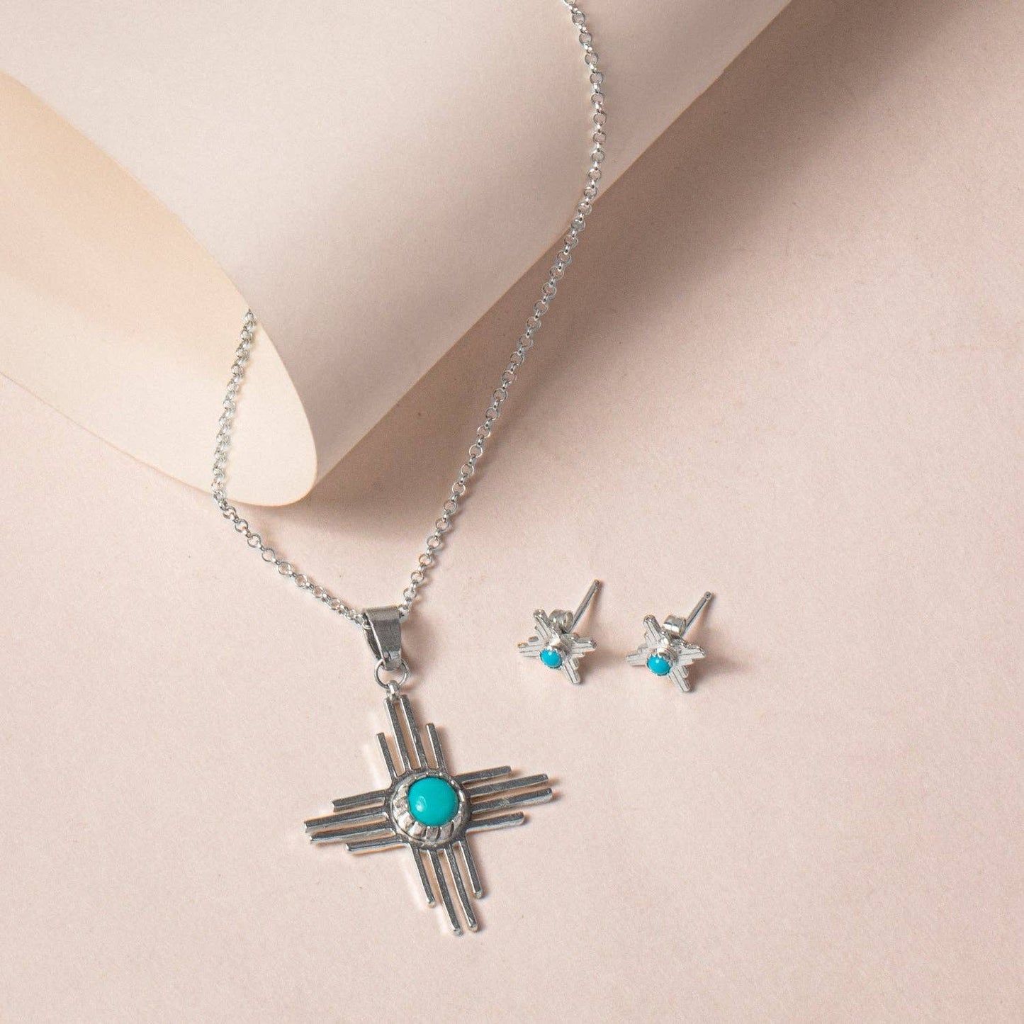 Enchantment: Turquoise Sun Necklace