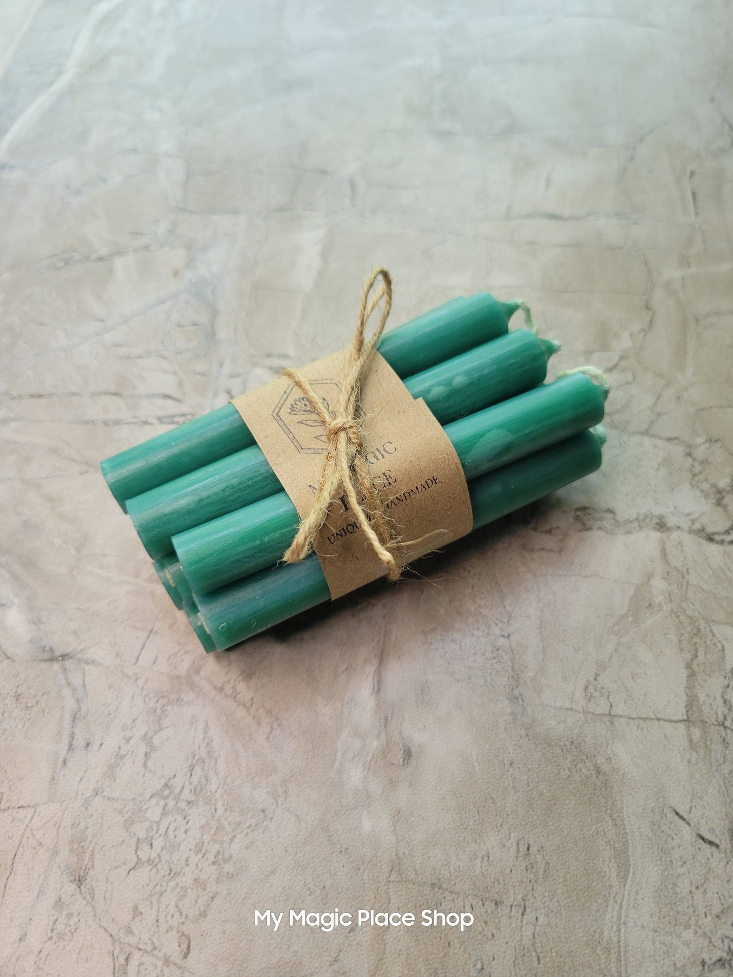 Set of 10 mini Candles 4" chime unscented Home Decor