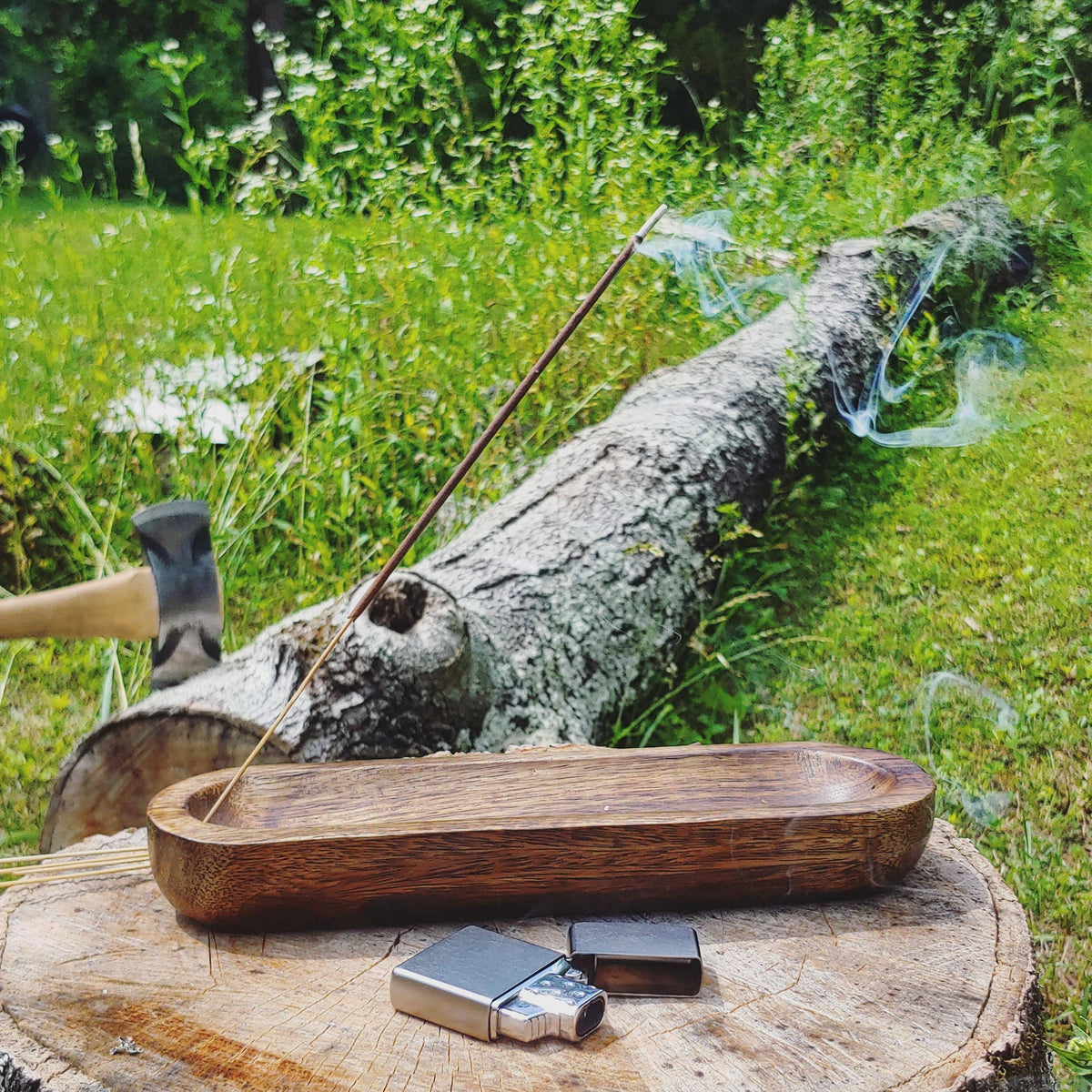 Tobacco & Leather Hand Dipped Incense