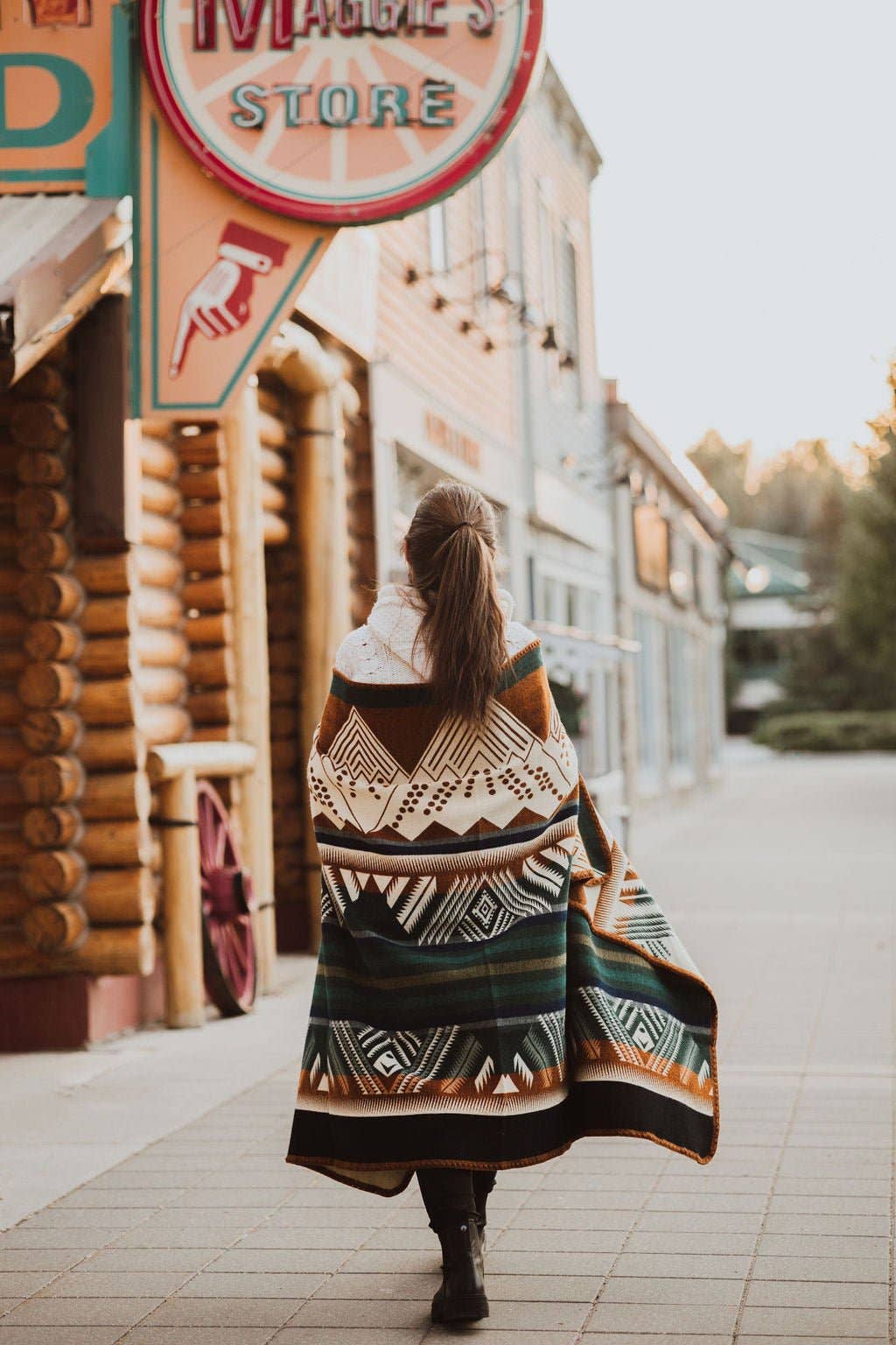 Meraki Mountain Alpaca Throw Blanket