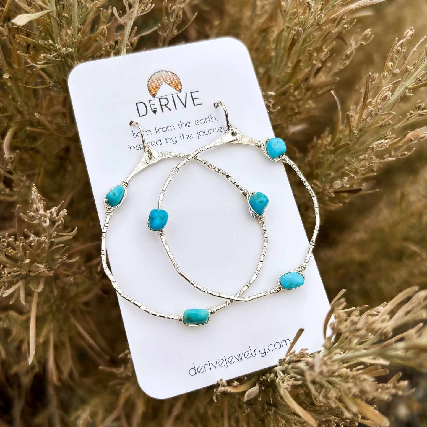 Kingman Turquoise & Sterling Earrings