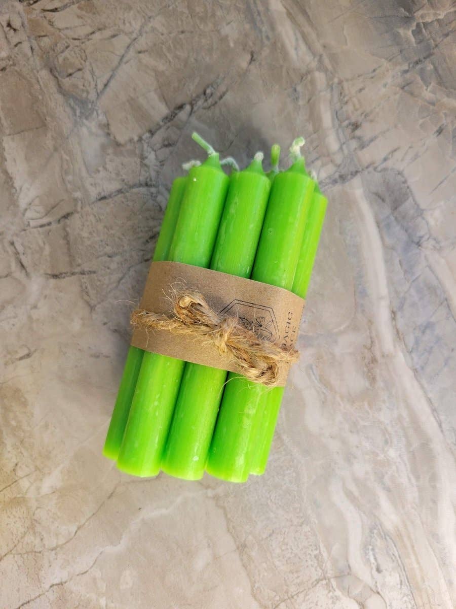 Set of 10 mini Candles 4" chime unscented Home Decor