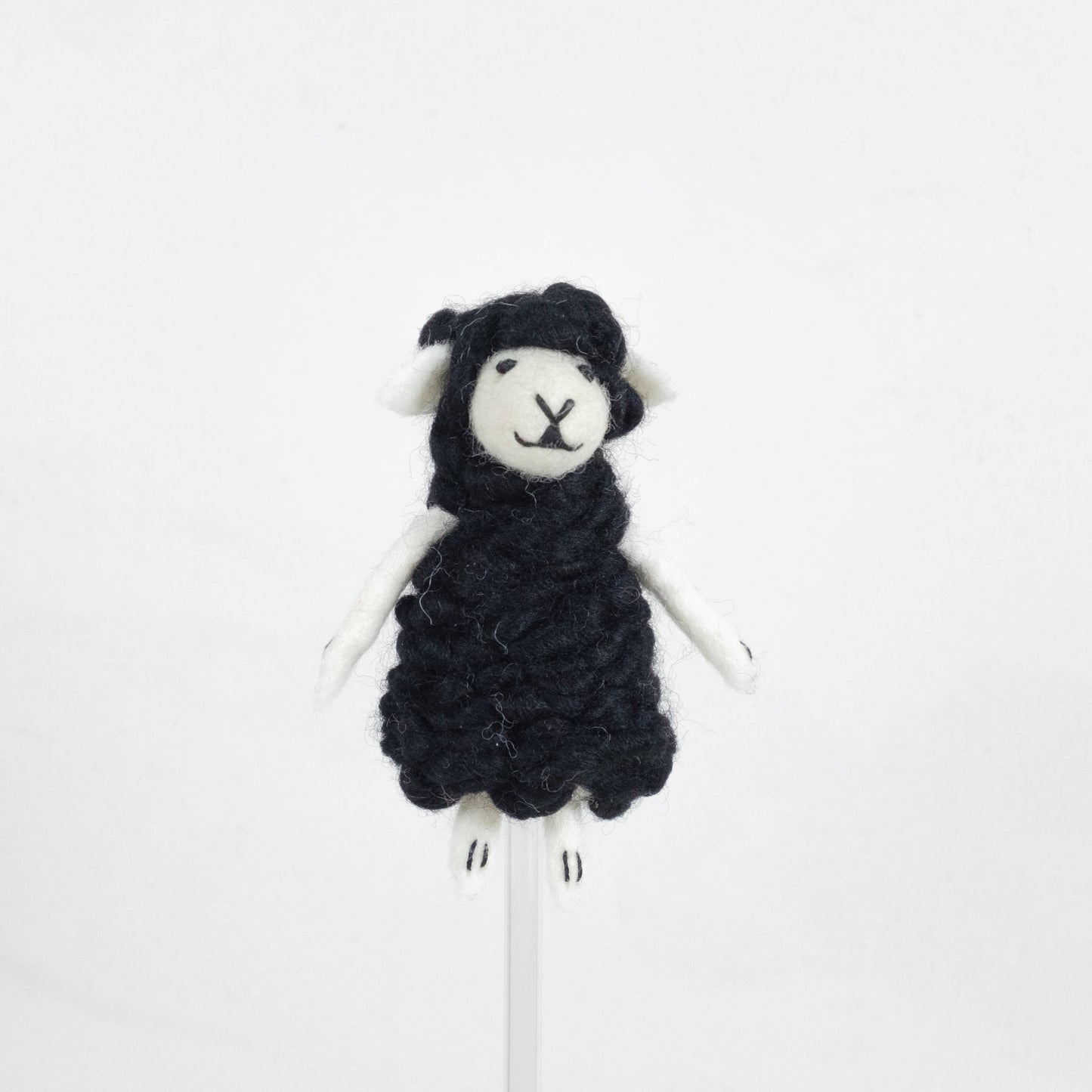Finger Puppet - Natural Sheep