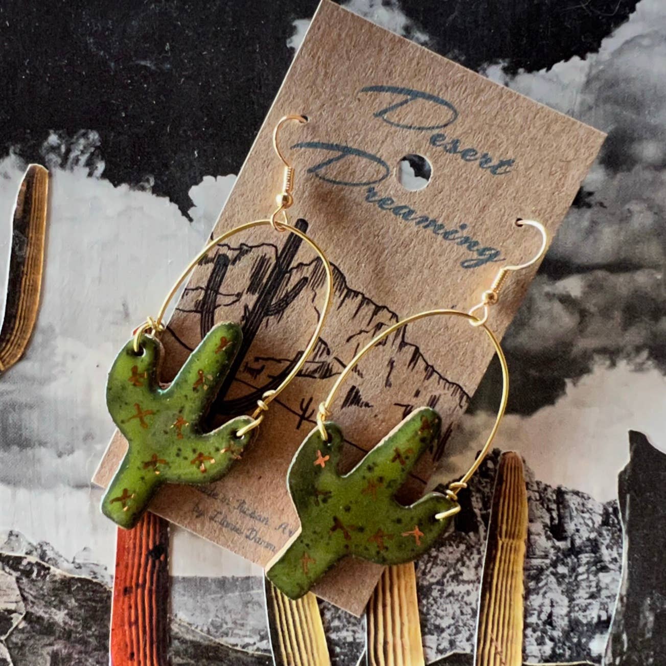 Desert Dreaming Ceramic Earrings