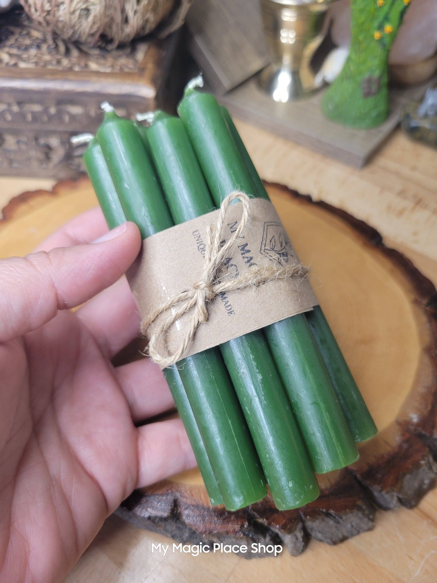 Set of 10 Candles 5" chime unscented spell candles pack