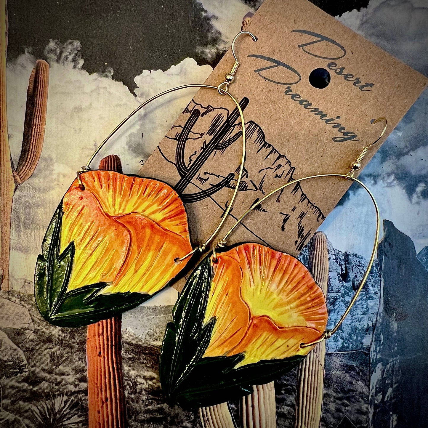 Desert Dreaming Ceramic Earrings
