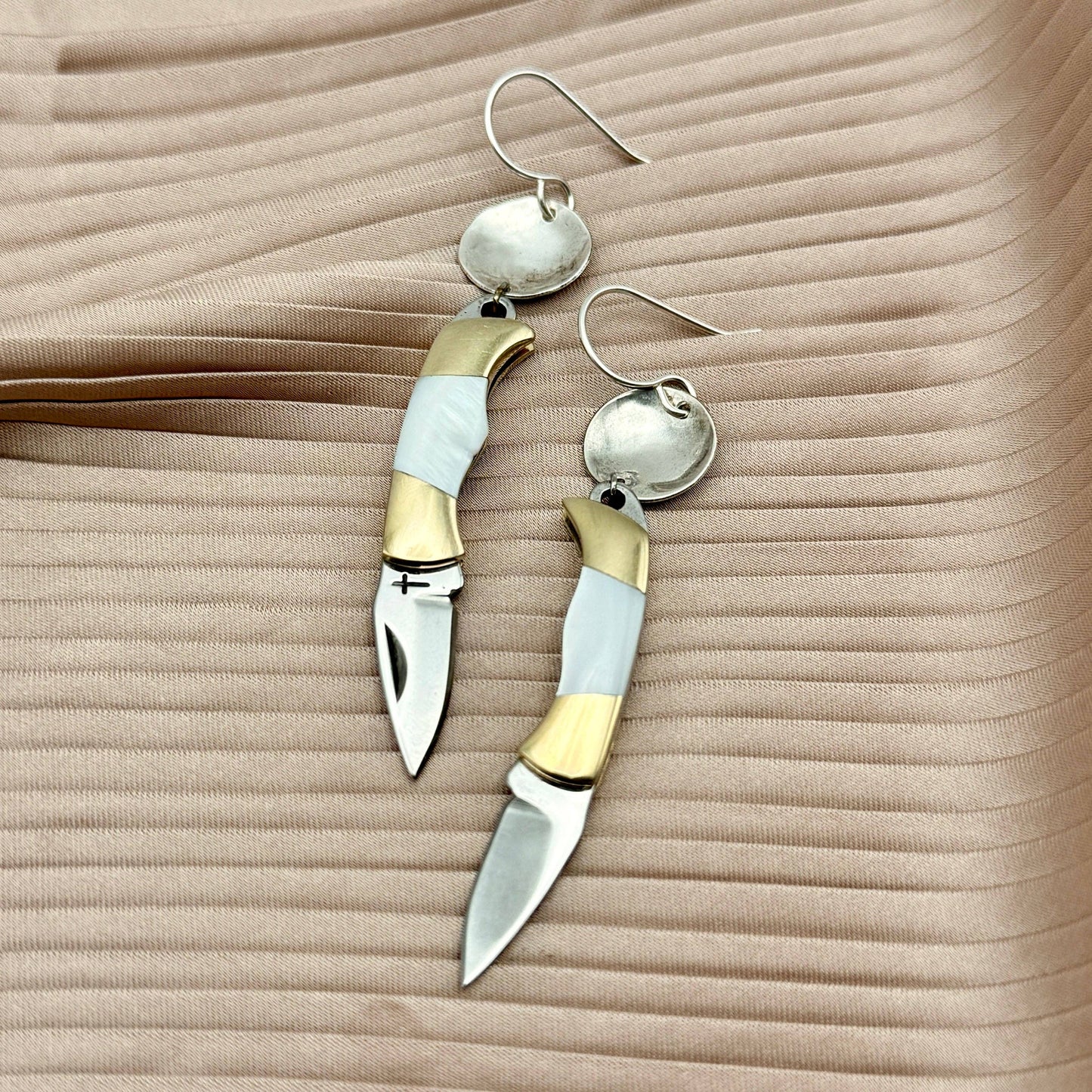 Handmade Billie Earrings (Mother of Pearl)