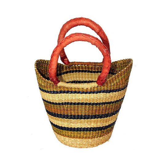 African Bolga Baskets : Mini Tote (G-133)