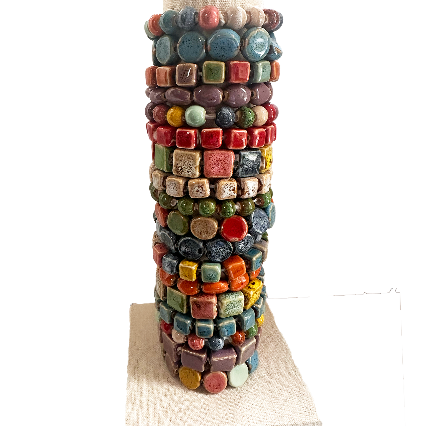Solid and *NEW* Multi-Color Clay Beaded Stretch Bracelets