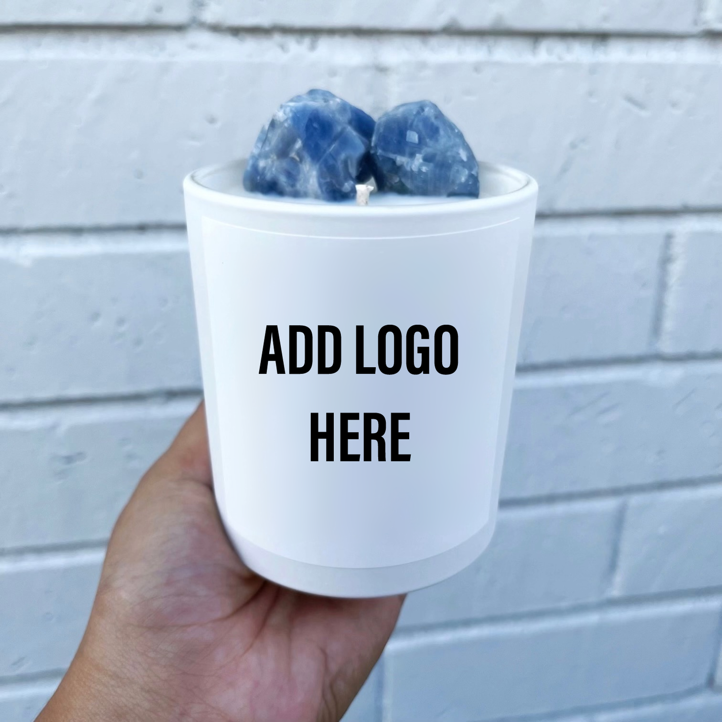 Private Label Crystal Candle Custom Crystal Infused Candle