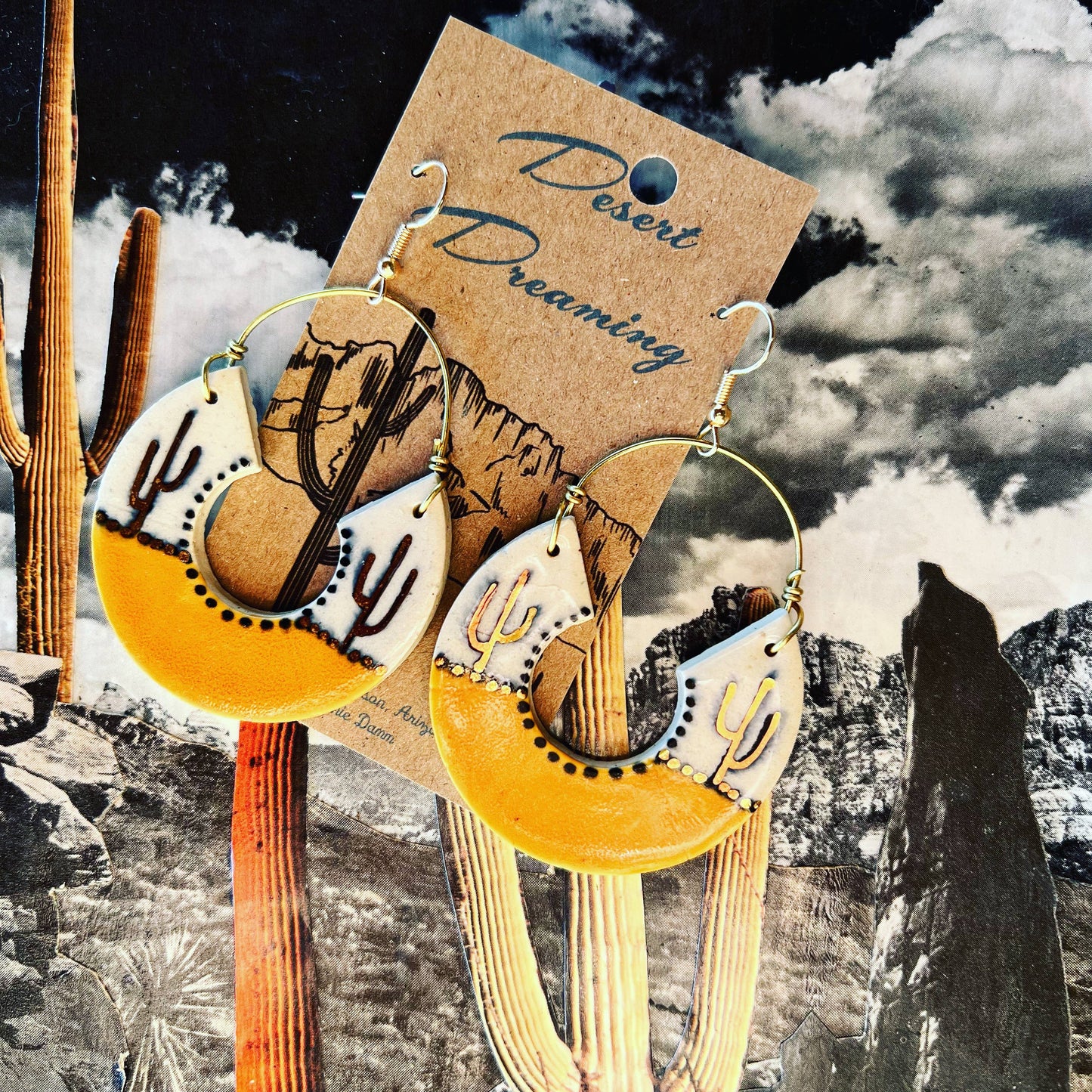 Desert Dreaming Ceramic Earrings