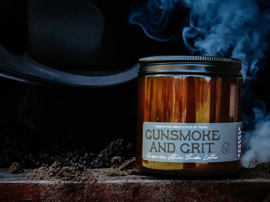 GUNSMOKE & GRIT - Gunpowder & Clove Candle