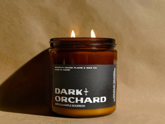 DARK ORCHARD - Apple &  Maple Bourbon Candle