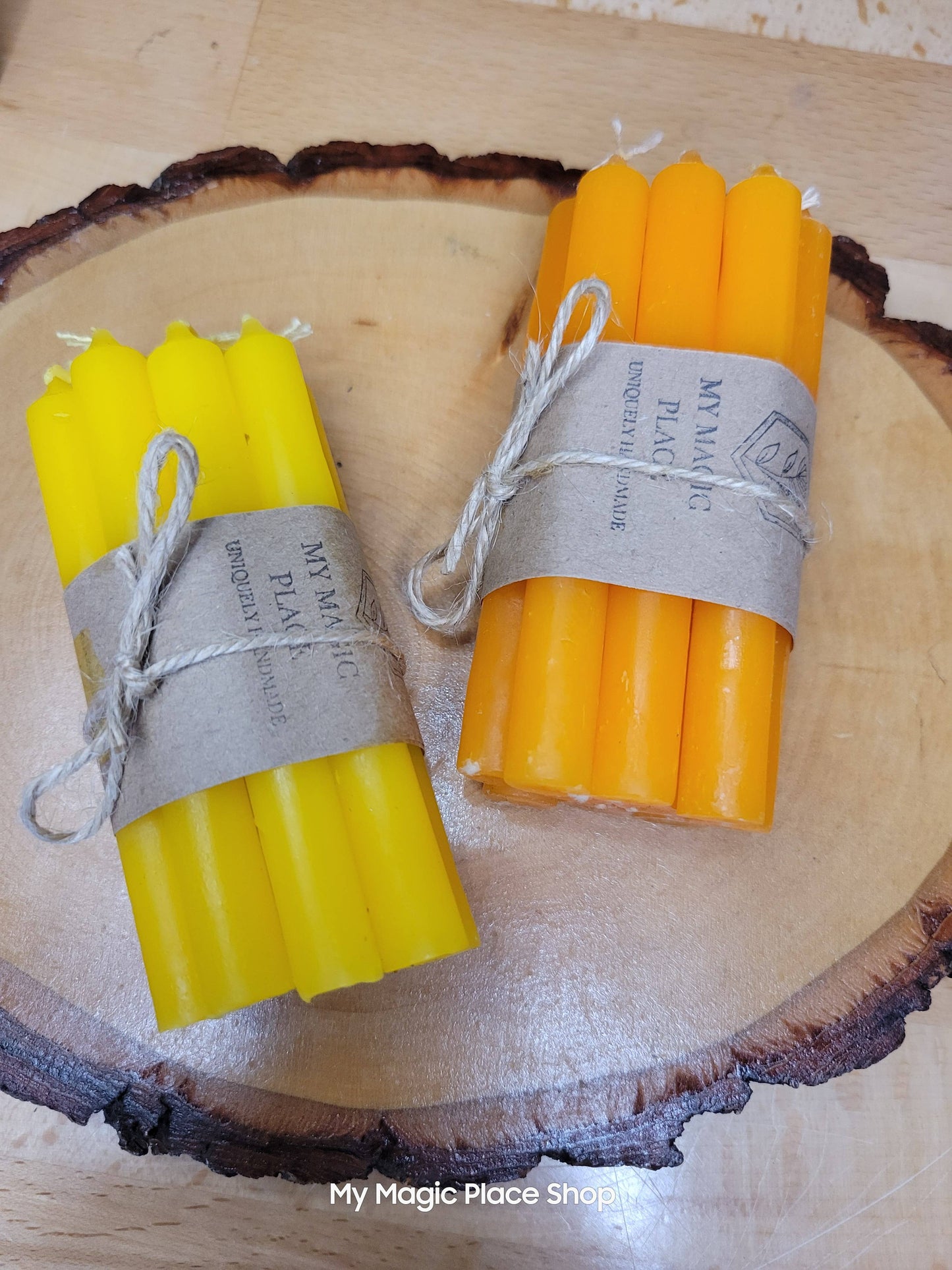 Pack of 10 colored spell candles, Chime Candle 4 Inches