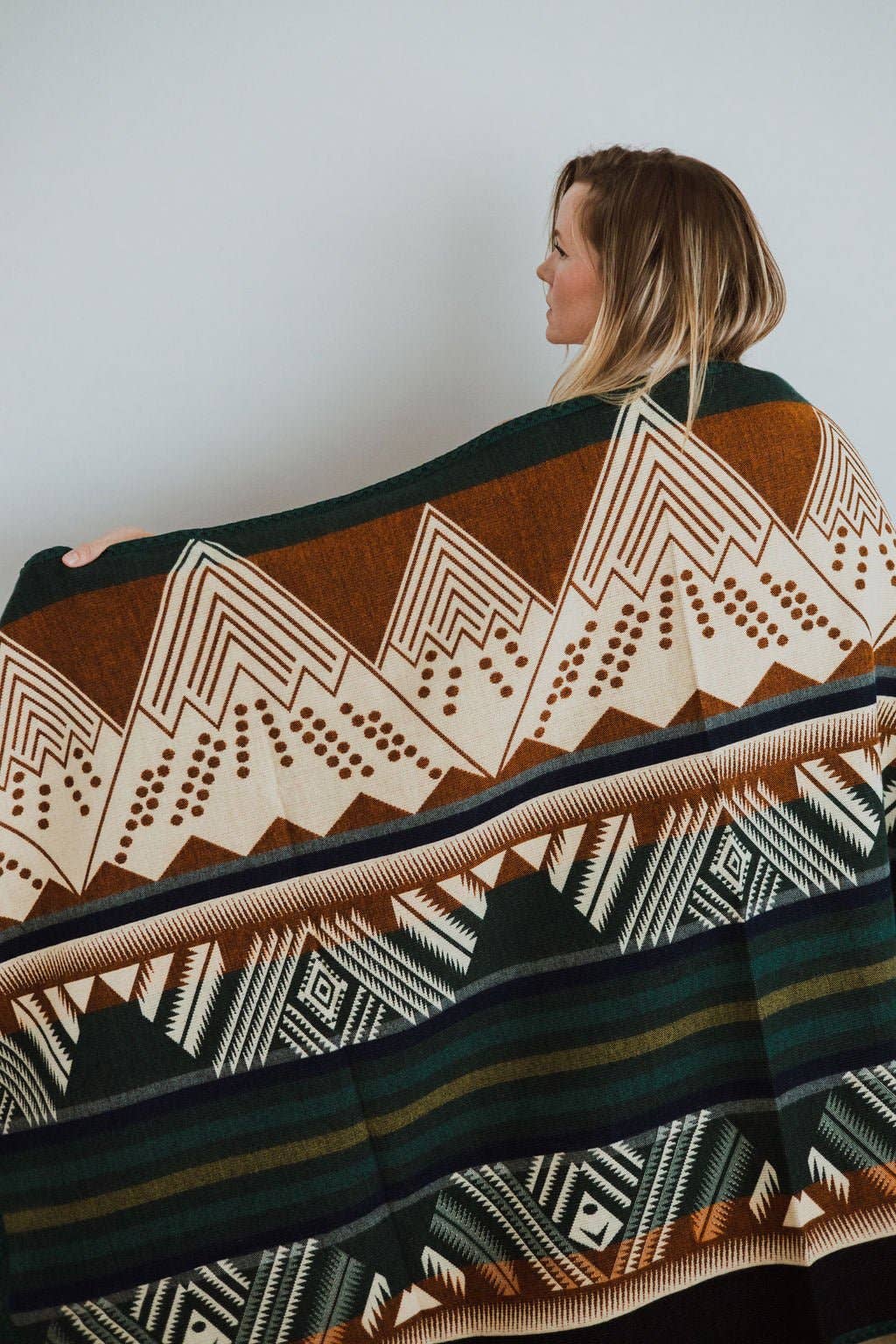 Meraki Mountain Alpaca Throw Blanket
