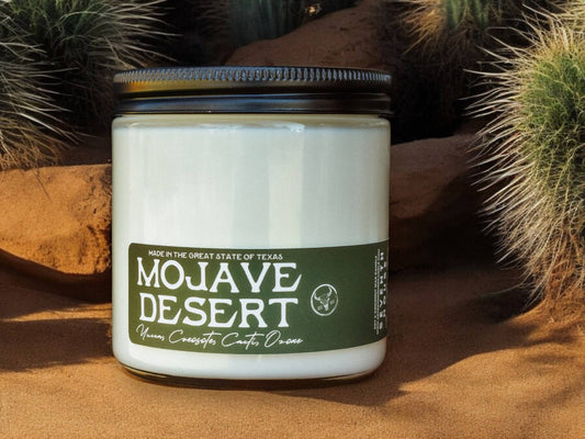 MOJAVE DESERT - Yucca, Creosote, Cacti Candle