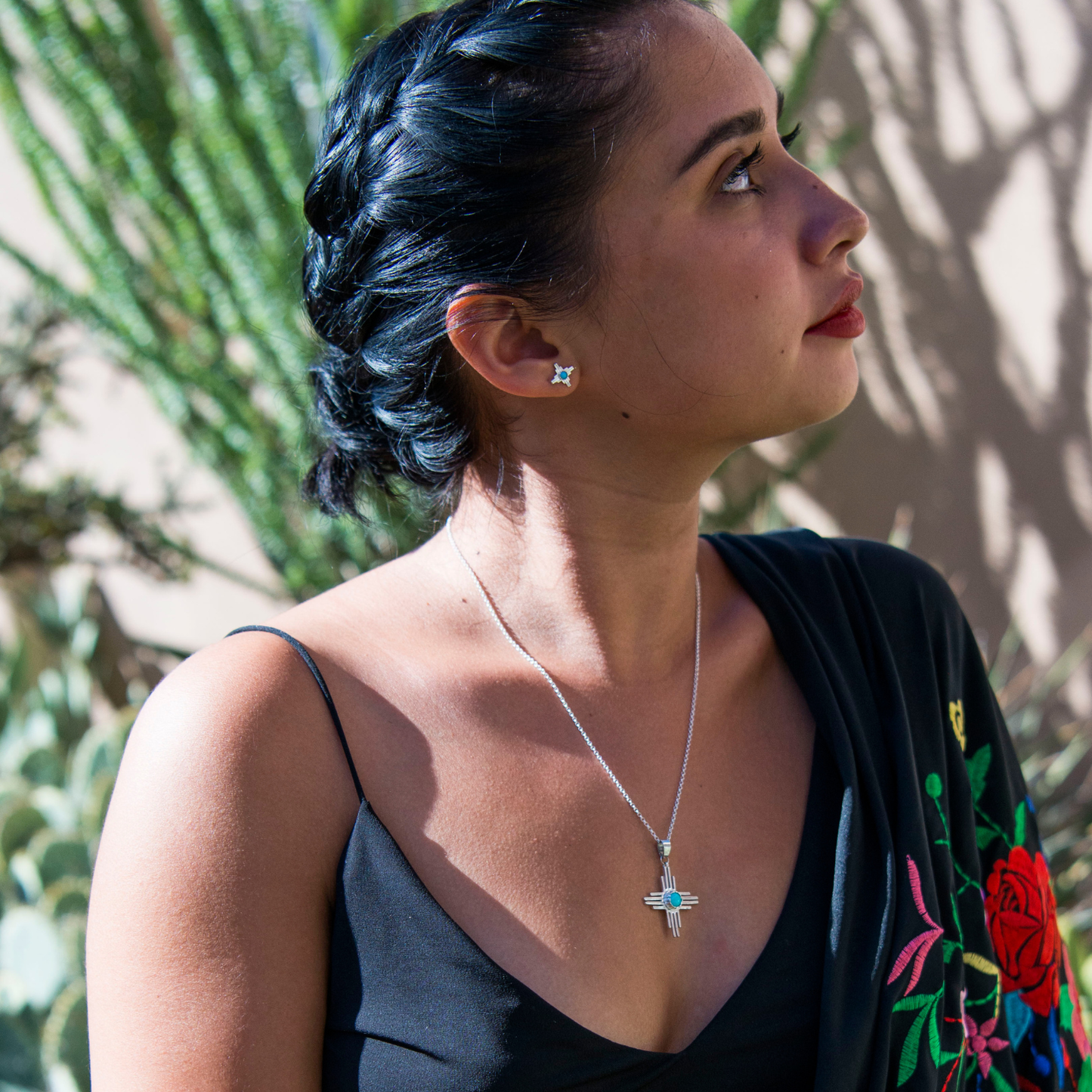 Enchantment: Turquoise Sun Necklace