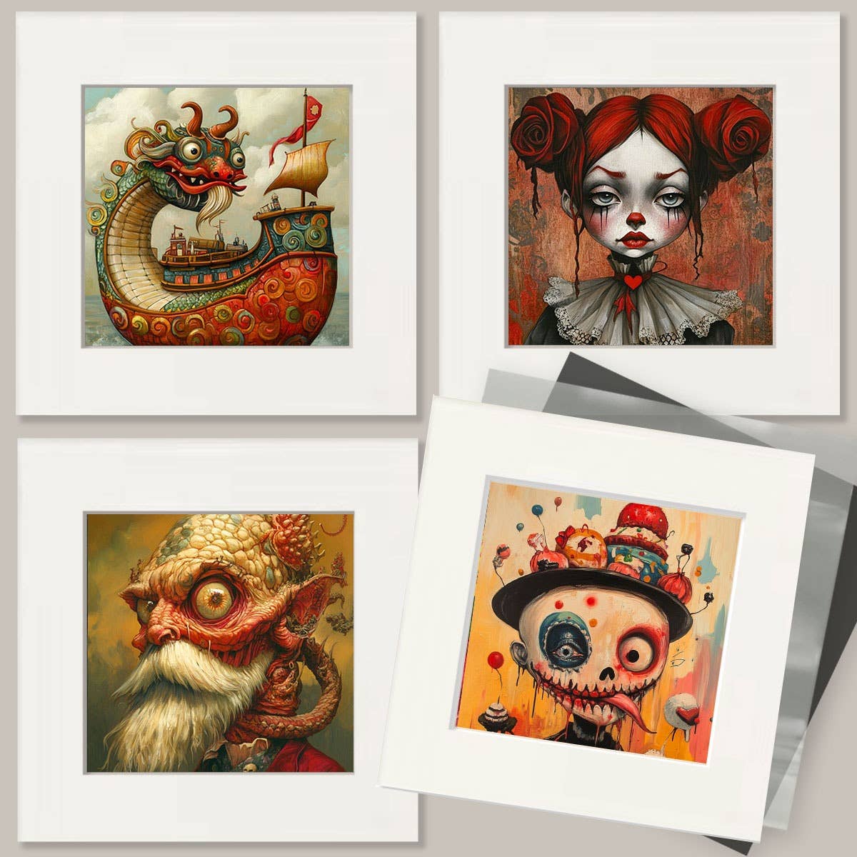 Southwest Sister - Lowbrow Wall Art Prints - 8"x10" Art Print for 11"x14" Frame