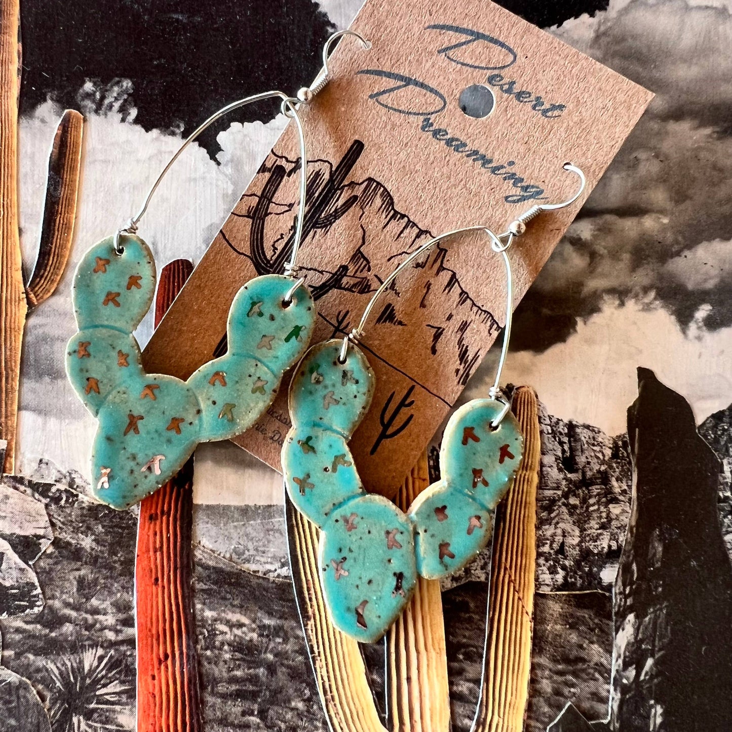 Desert Dreaming Ceramic Earrings
