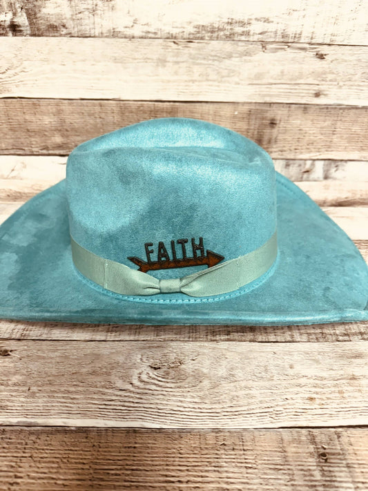 Faith Arrow Rustic Metal Hat Pin Hat Bar Gift Usa Made