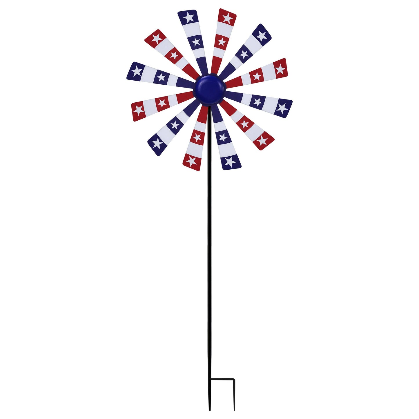 Alpine Corporation Patriotic Windmill Garden Stake w/ Glossy