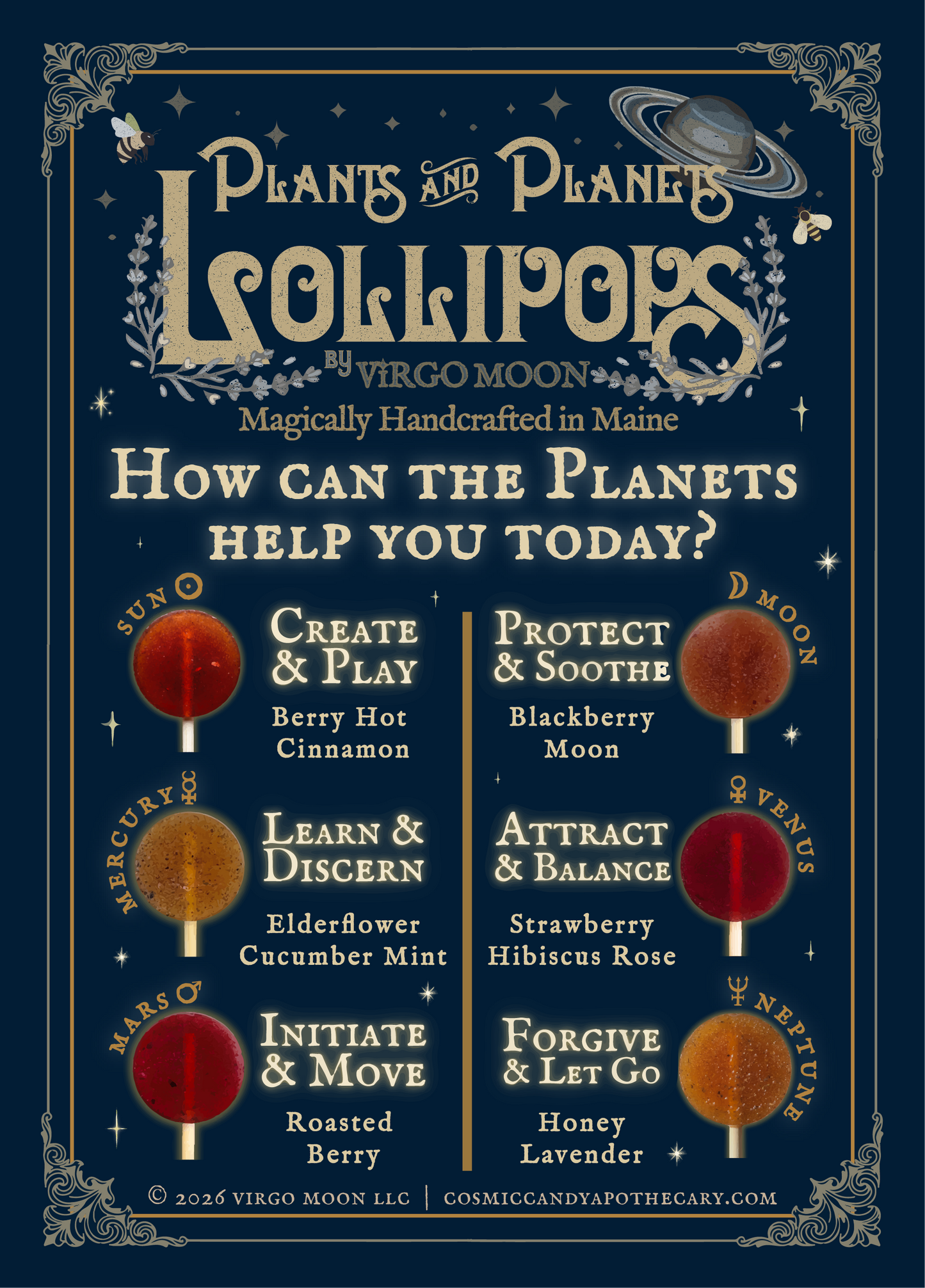 Plants & Planets Lollipops - Summer Collection Assortment