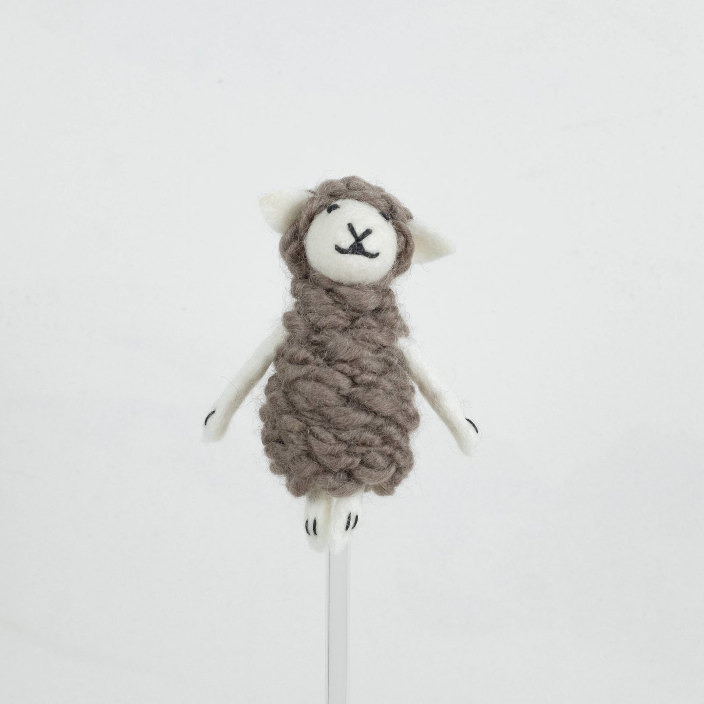 Finger Puppet - Natural Sheep