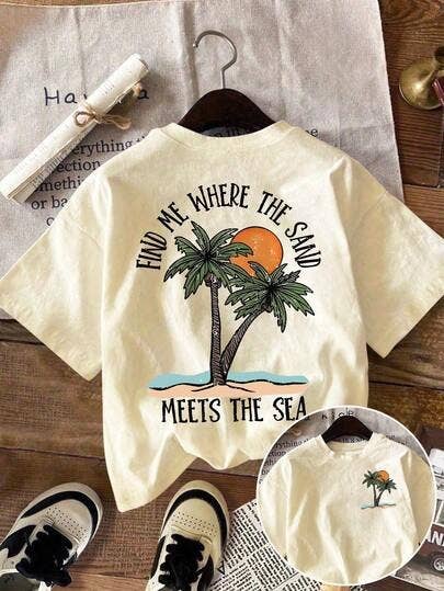 Artsy Tiger & Mysterious Eyes printed cotton tees