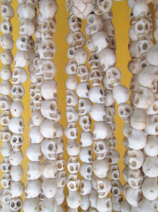 Tibetan Mala Prayer Skull Necklace