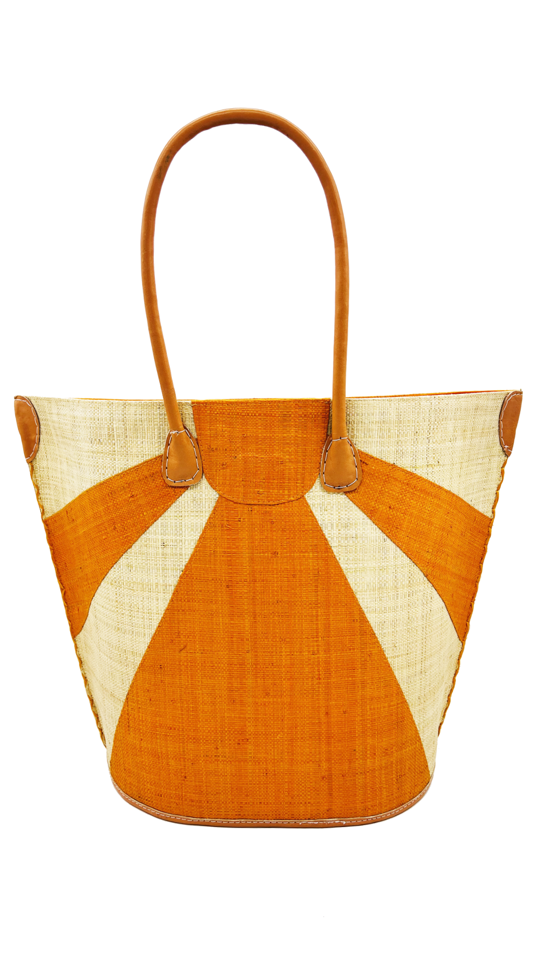 Sunburst Straw Basket